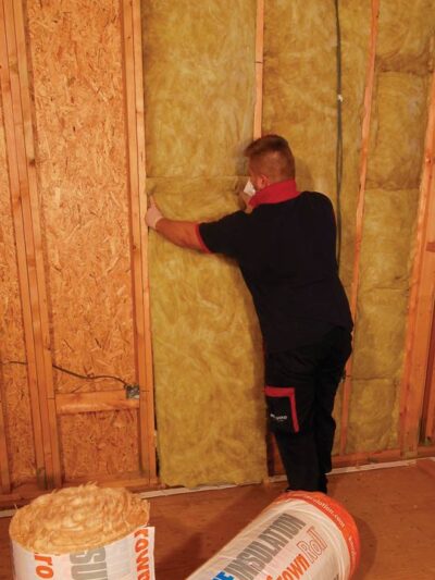 Knauf Wall Insulation Installed in Christchurch