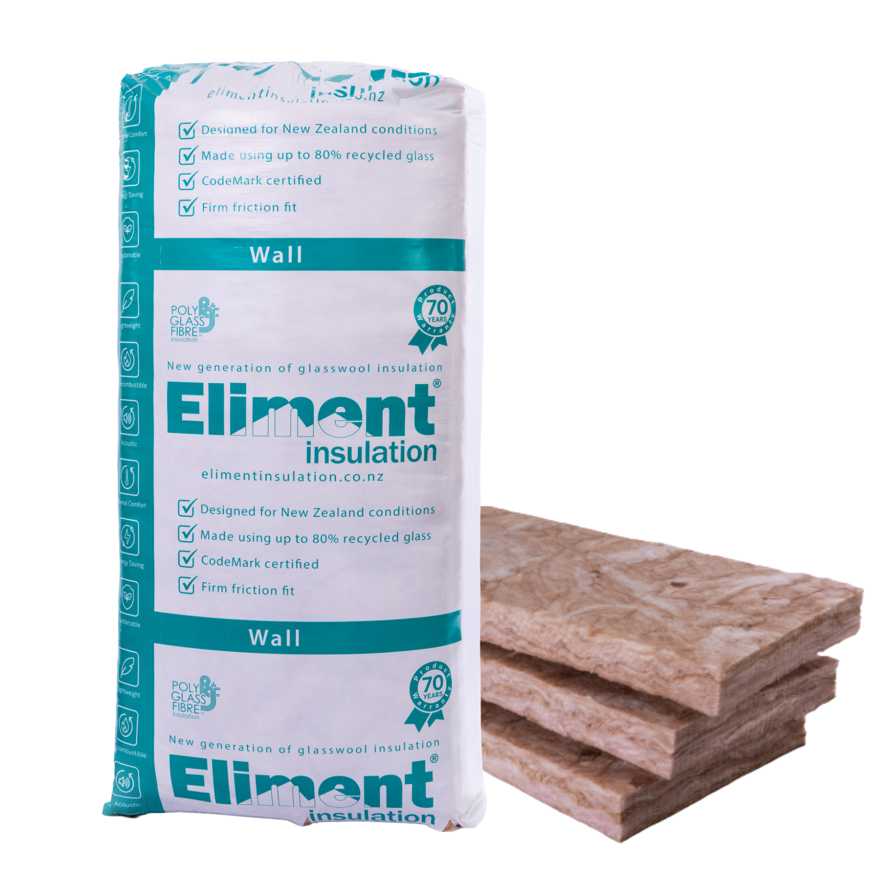 Eliment insulation bale